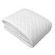 QUILTED BEDCOVERS single WHITE