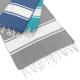 Beach Towels light fouta SOFT 100x200 WITH FRINGES - photo 1